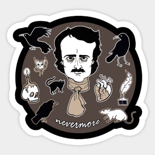 Nevermore Sticker